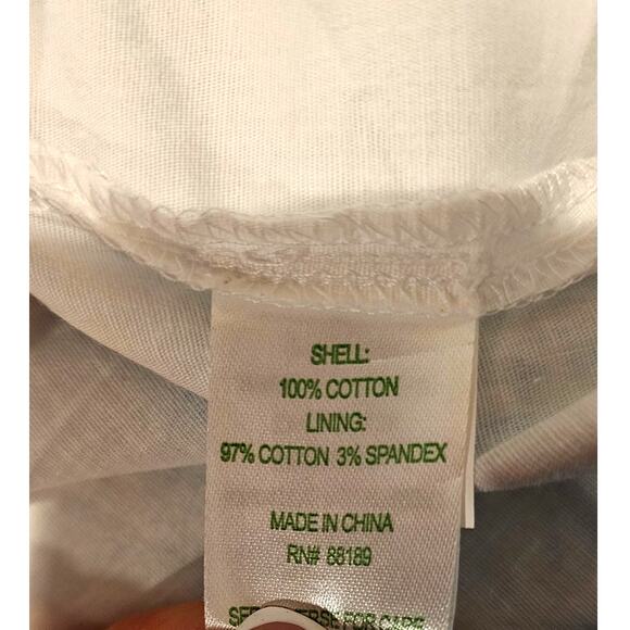 Lilly Pulitzer Skort/Skirt Seashells Coral Zip Back 100% Cotton Ruffle Hem Sz 8 - Picture 4 of 10